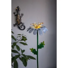 Star Trading Solarleuchte Metall 52,0 cm inkl. Solarpanel schwarz
