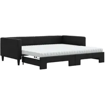 vidaXL Tagesbett 100 x 200 cm Schwarz
