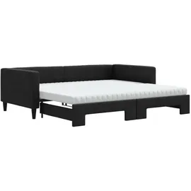 vidaXL Tagesbett 100 x 200 cm Schwarz