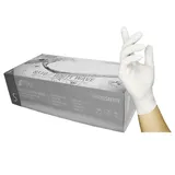 Nitras Medical NITRAS White Wave Nitril Einmalhandschuhe weiß, Unsteril, Rollrand, puderfrei, beidseitig tragbar, 1 Packung - 100 Stück, Größe XL