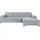 OTTO products Eckcouch Polyester L-Form 266cm Silber