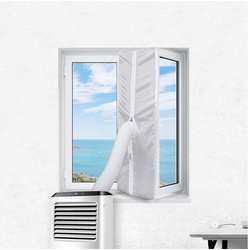 Fensterstopper Fensterabdichtung für Mobile klimaanlagen AirLock, Sekey weiß 200 cm