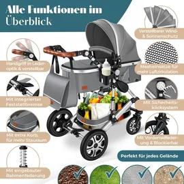 Kesser Loops 3 in 1 asphalt grau/silber