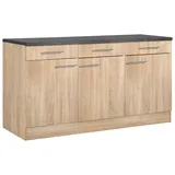 OPTIFIT Unterschrank Mini 150 x 60 x 84,8 cm Grau