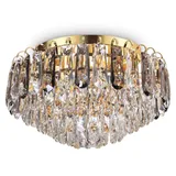 Ideal Lux Magnolia 7 G9 gold / Kristall / Rauchglas