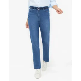 Brax Raphaela by Brax Damen Five-Pocket-Hose Style PATTI STRAIGHT STONED, denim blau, Gr. 36K