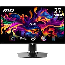 MSI MAG 271QPXDE QD-OLED E2 (26,5") QHD Gaming Monitor + Gratis Monitorarm