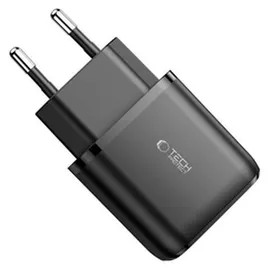 TECH-PROTECT C20W 2-Port-Netzwerk-Ladegerät Pd20W/Qc3.0 Schwarz