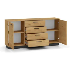 petits-meubles Ysia 170 cm Schwarz
