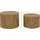 sweeek 2er-Set runde Couchtische mit Eichenholz-Look - Sylva
