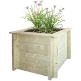 TIMBELA Hochbeet Holz 58x46x58 cm Gartenzubehör, Hochbeete