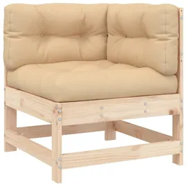vidaXL Garten-Lounge-Set 6-tlg. braun/beige