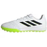 Adidas Copa Pure.3 Turf Boots Fußballschuhe, Cloud White/Core Black/Lucid Lemon, 40 2/3