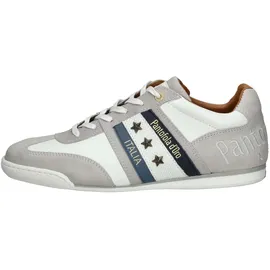 Pantofola d'Oro PANTOFOLA D ́ORO "Pantofola d'Oro Sneaker Veloursleder/Textil", Herren, Gr. 41, weiß (grau, weiß), Textil, Veloursleder, Schuhe Sneaker