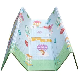 Teamson Kids Fantasy Fields Heißluftballons Kinder Sanft Baby Spielmatte 1.97m x 1.54m PS-PM002