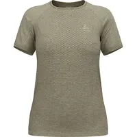 Odlo Crew Essential Seamless Kurzarm-t-shirt - Vetiver Melange -