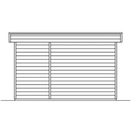 SKANHOLZ Venlo 3 3,80 x 2,50 m schiefergrau