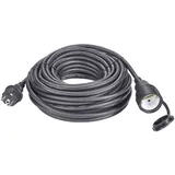 Sygonix 1373173 Strom Verlängerungskabel 16 A Schwarz 20.00 m H07RN-F 3G 1,5 mm2