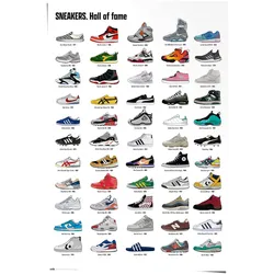 Poster REINDERS "Sneakers", bunt (farbe bild(er): bunt), B:61cm H:91,5cm T:0,1cm, Papier, Bilder
