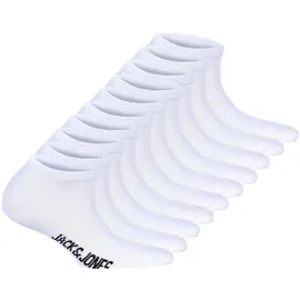 JACK & JONES JACK - JACDONGO SOCKS, Baumwollmischung, einfarbig, Weiß 33-37