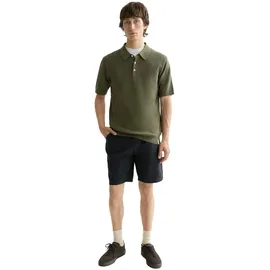 Scotch & Soda Core Structured Knitted Poloshirt grün L
