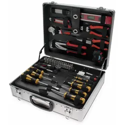 BGS TECHNIC Werkzeug-Satz 2204, im Alukoffer, 129-tlg.