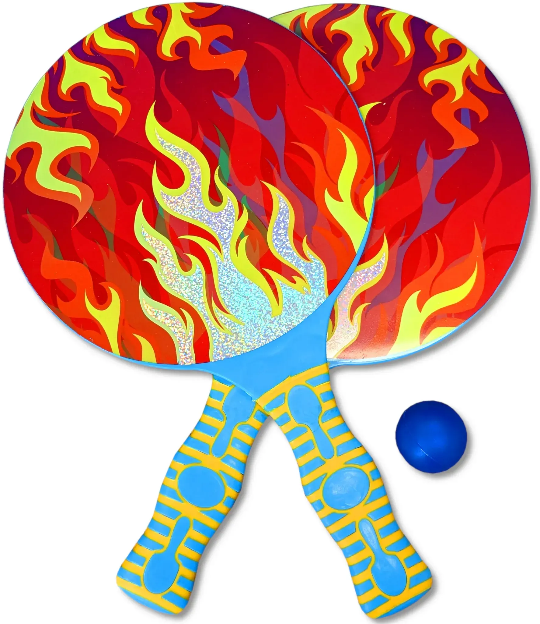 Toi-Toys - GO PLAY Beach Tennis - Flames, 2 Schläger + Ball