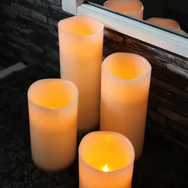 Star Trading LED-Kerze Big 15 cm creme