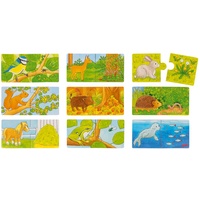 GoKi 57464 Puzzle Magnetisches Puzzle 18 Stück(e) Tiere