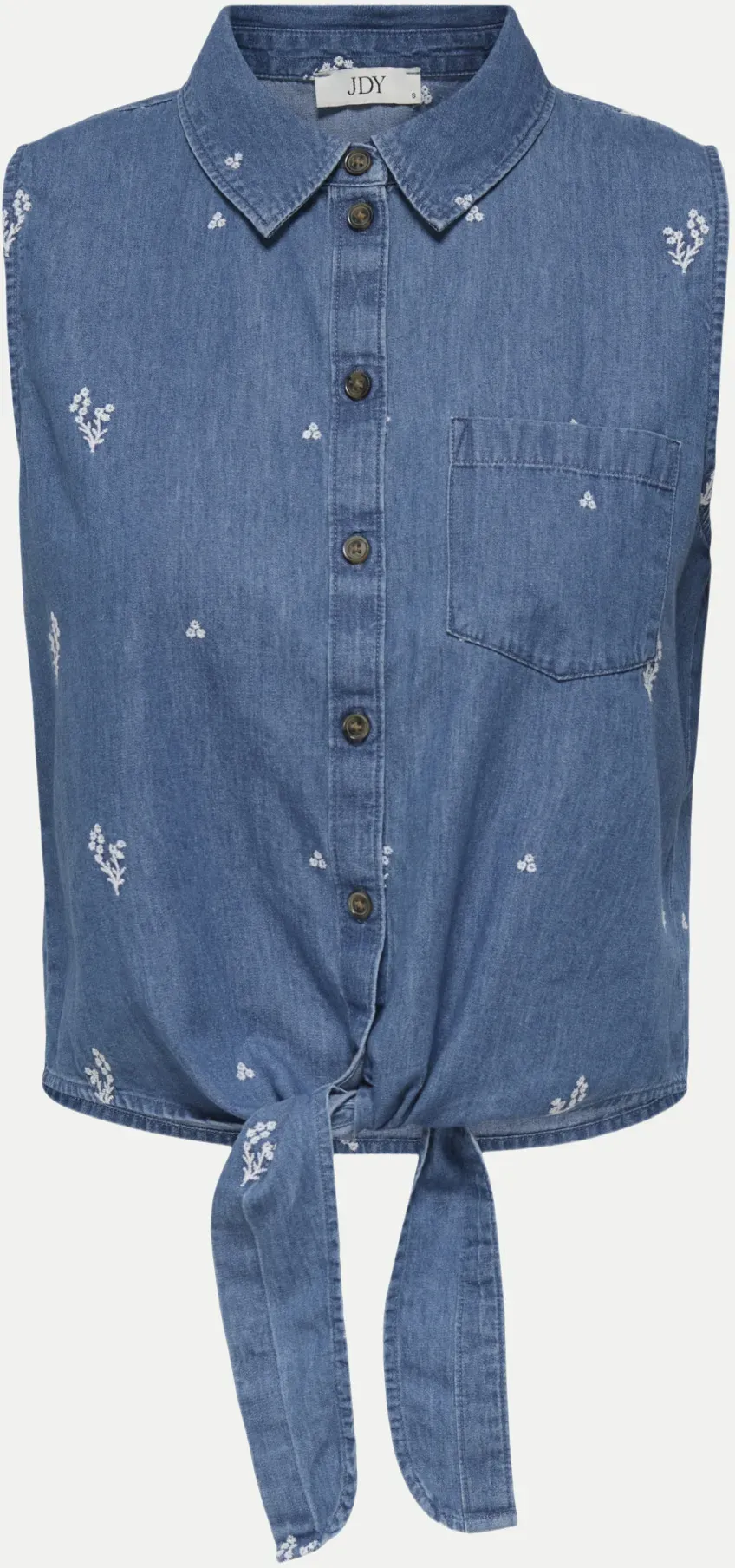 Regular-Fit Bluse Blau M