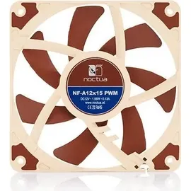 Noctua NF-A12x15 PWM 120x120x15mm, 4-Pin PWM (1850rpm, 23,9dB(A), 94,2m3/h)