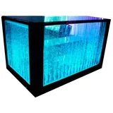 JVmoebel Bartisch Luxus Bartisch Wasserwand Bartheke LED Regal Modernes Design Neu, Made in Europa weiß