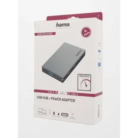 Hama USB-Hub, 4 Ports, 5 Gbit/s, Laden 00200115