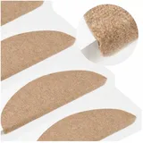 vidaXL Stufenmatte 56 x 17 cm Beige