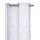 OTTO home Scheibengardine JULIA (1 St), Ösen, transparent, Voile, mit Stickerei grau 90 cm x 30 cm