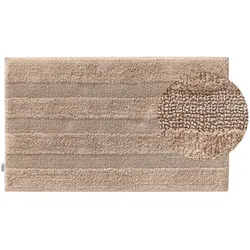 Badematte Ilka Beige 50x80 cm - Badteppich für Badezimmer - benuta Nest