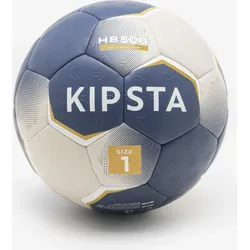 Handball Grösse 1 - HB500 Hybrid blau/grau beige|blau 1