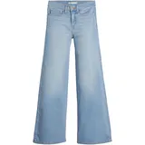 Levi's 318 Shaping Wide Leg Jeans Tall Glass Of Water 32 32