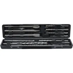 BGS Hammer-, Bohrer- und Meißel-Satz | SDS-Schaft, Hartmetallspitze | 5 - 20 mm ...