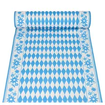 Papstar Tischläufer soft selection blau, weiß 40,0 cm x 24,0 m, 1 Rolle
