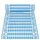 Papstar Tischläufer soft selection blau, weiß 40,0 cm x 24,0 m, 1 Rolle