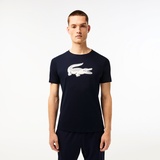 Lacoste Th2042-00 Kurzarm-t-shirt - Navy / White - L