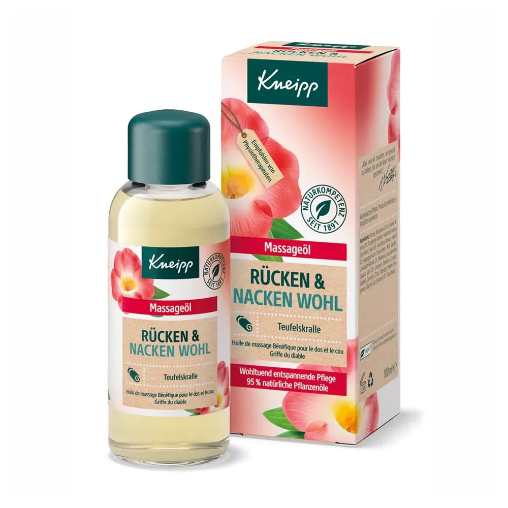 Preisvergleich Produktbild Kneipp Massageöl Rücken & Nacken Wohl 100 ml