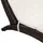 vidaXL Sonnenliege 162 x 64 x 86 cm braun/cremeweiß klappbar
