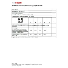 Bosch Einbau-Backofen mit Glaskeramikkochfeld autark 60 cm Teleskopauszug neu