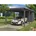 SKANHOLZ Carport Emsland 3,54 x 8,46 m grau mit Abstellraum