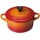 Le Creuset Mini Cocotte Topf-Set 4-tlg. ofenrot