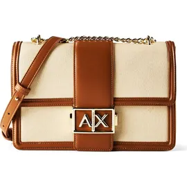 Armani Exchange XW000070 Messenger-Bag Polyester Beige/Bronze