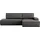 Home Affaire Ecksofa HOME AFFAIRE "SHERWOOD, Schlafsofa in L-Form offen (275cm), Cord, Leinenoptik", grau (anthrazit), B:275cm H:85cm T:167cm, 100% Polyester, Sofas, Ecksofa, Schlaffunktion und Bettkasten, Kedernaht, hoher Sitz- & Liegekomfort