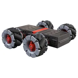 Fischertechnik Maker Kit Omniwheels, Roboter Auto Bausatz, Mecanum-Räder, 201 Teile, ab 14 Jahre